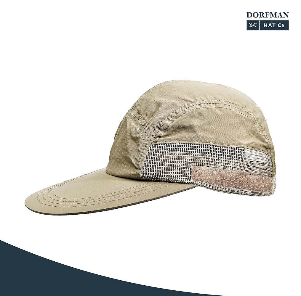 帽子 Manager In Training | Supplex nylon mesh Dorfman Hat Co. Men's Supplex Cap with Mesh (Khaki, One Size